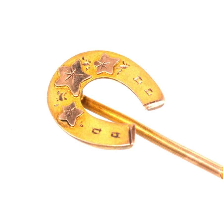 Late Victorian 9ct Gold Horseshoe | Parkin and Gerrish | Antique & Vintage Jewellery