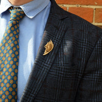 Mid - century Modernist Gold Spray Brooch | Parkin and Gerrish (UK)