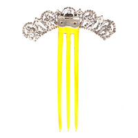 Small Regency Cut Steel Hair Tiara Comb | Parkin and Gerrish (UK)