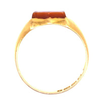Victorian 18ct Gold and Carnelian Shield Signet Ring | Parkin and Gerrish (UK)