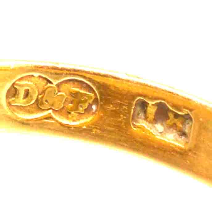 Victorian 18ct Gold and Carnelian Signet Ring with a Stork and and an Anchor | Parkin and Gerrish | Antique & Vintage Jewellery