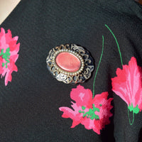 Victorian 9ct Gold Mourning Brooch with Seed Pearl and Hairwork | Parkin and Gerrish (UK)