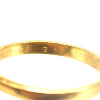 Vintage 18ct Gold and Emerald Cut Diamond Ring | Parkin and Gerrish (UK)