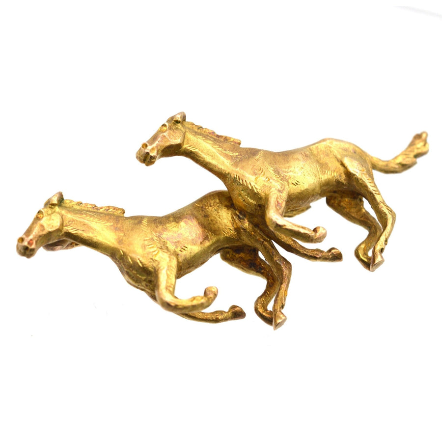 1940s-9ct-gold-two-galloping-horses-brooch-by-alabaster-wilson-parkin-and-gerrish