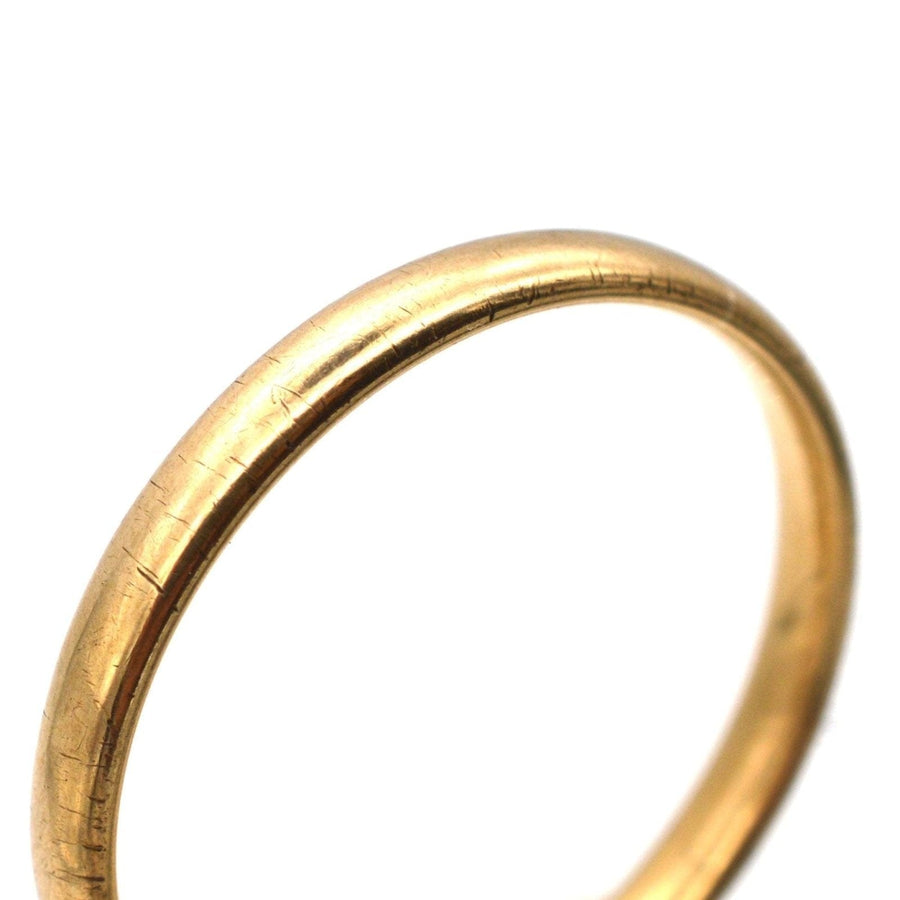 1940s 9ct Gold Wedding Ring (2.5mm) | Parkin and Gerrish | Antique & Vintage Jewellery