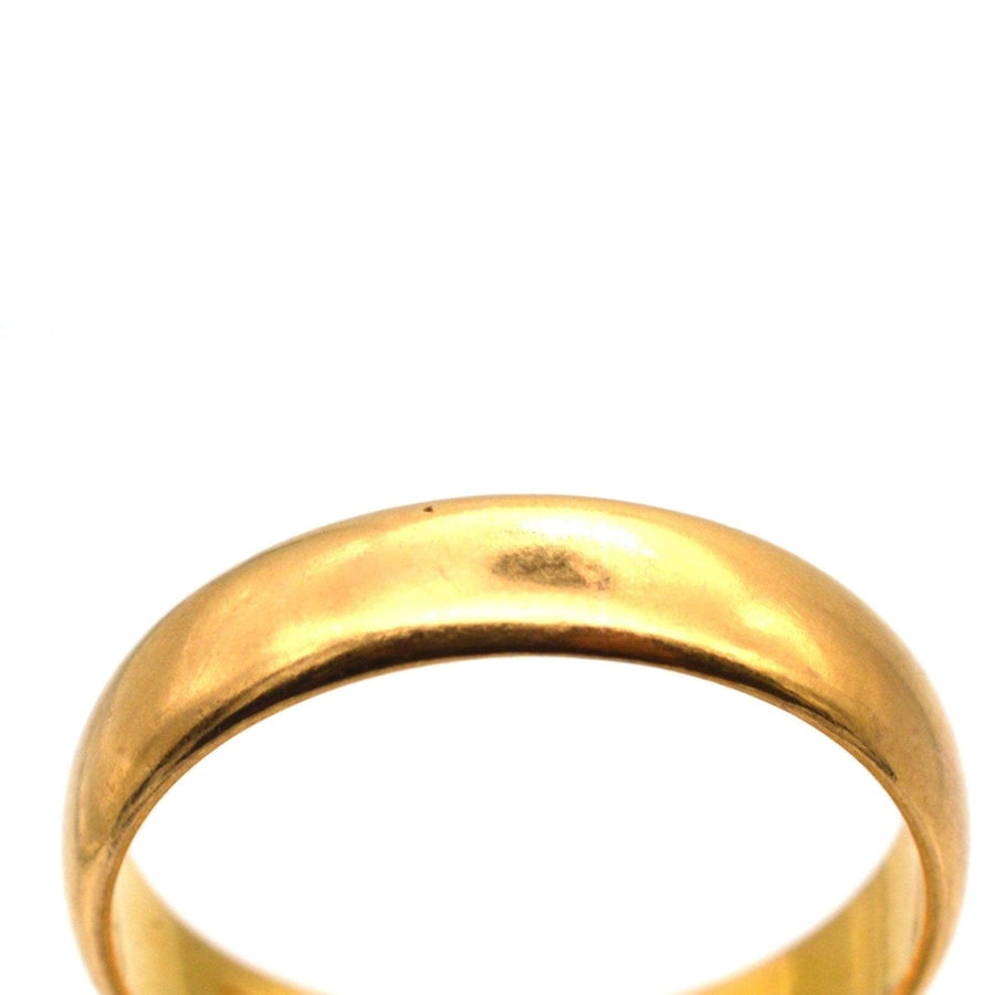 1950s 22ct Gold Wedding Ring (4mm) | Parkin and Gerrish | Antique & Vintage Jewellery