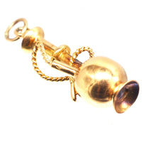 1960s 9ct Gold Hookah Pipe Charm / Pendant | Parkin and Gerrish (UK)