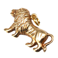 1960s 9ct Gold Leo Loin Charm Pendant | Parkin and Gerrish (UK)
