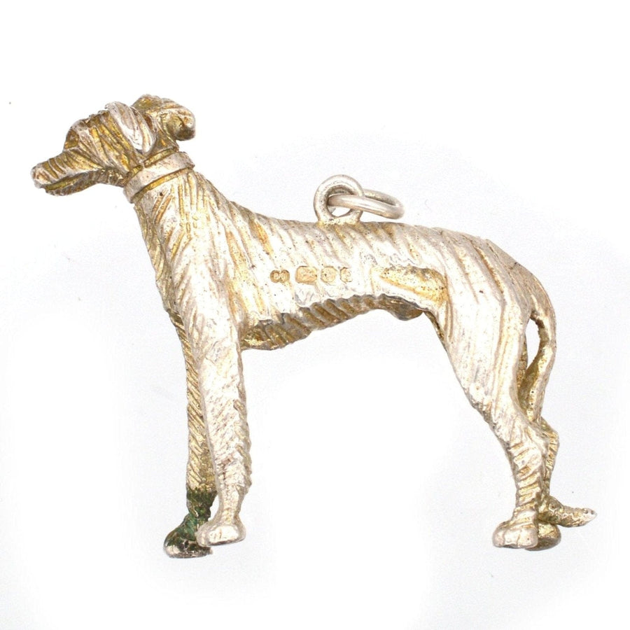 1970s Silver Dog Pendant | Parkin and Gerrish | Antique & Vintage Jewellery