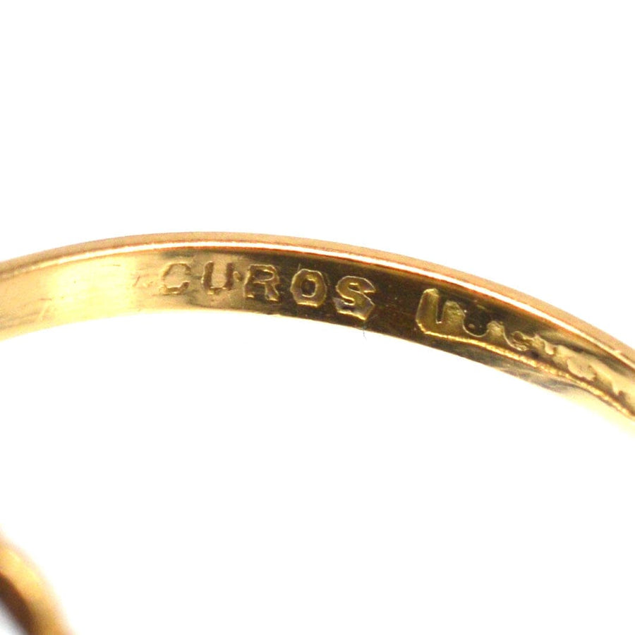 Art Deco 18ct Gold and Platinum, Diamond Tiara Ring | Parkin and Gerrish | Antique & Vintage Jewellery