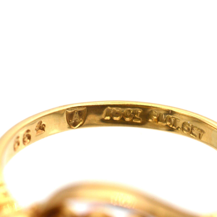 Art Deco 18ct Gold, Five Stone Diamond Ring | Parkin and Gerrish | Antique & Vintage Jewellery