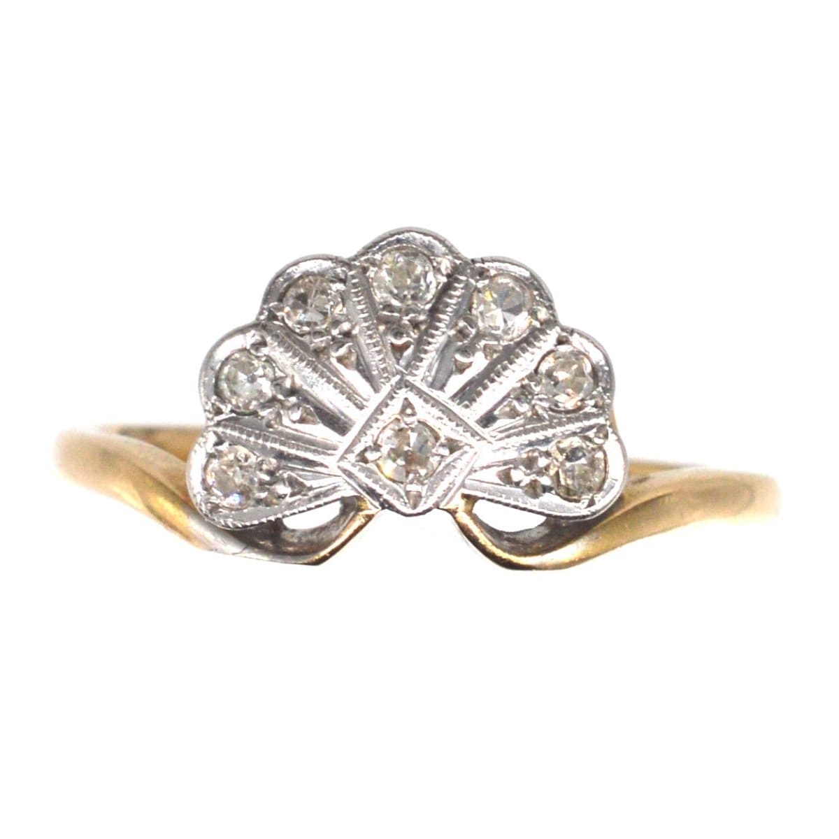 Art deco sale fan ring
