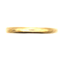 Art Deco 18ct Yellow Gold Traditional Court Wedding Ring (2.5mm) | Parkin and Gerrish (UK)