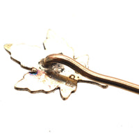 Art Deco Rolled Gold Plate Gold Maple Leaf Tie Pin | Parkin and Gerrish (UK)