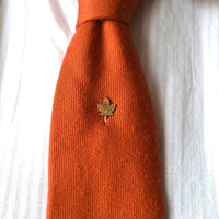 Art Deco Rolled Gold Plate Gold Maple Leaf Tie Pin | Parkin and Gerrish (UK)