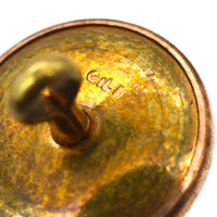 Art Deco Silver Gilt, Black Mother of Pearl and Paste Dress Set Buttons in Original Case | Parkin and Gerrish (UK)