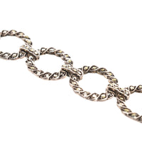Art Deco Silver & Marcasite Round Circle Design Bracelet | Parkin and Gerrish (UK)