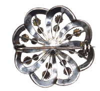 Art Deco Silver Marcasite Turquoise and Cultured Pearl Brooch | Parkin and Gerrish (UK)