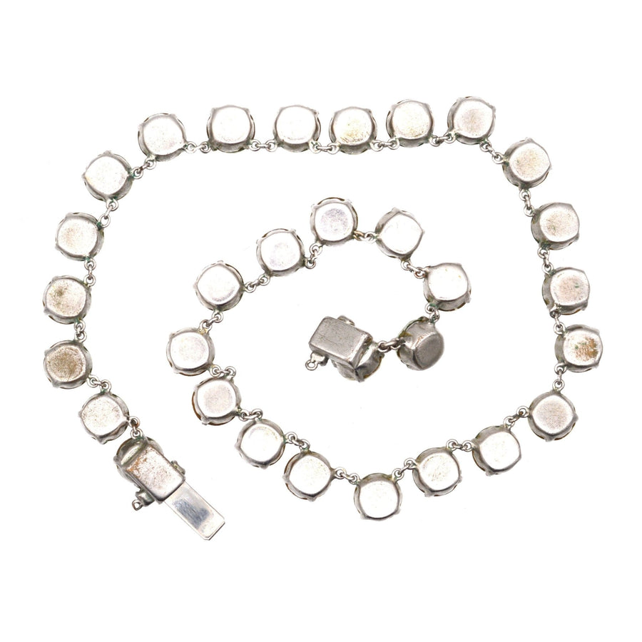 Art Deco White Paste Riviere Necklace | Parkin and Gerrish | Antique & Vintage Jewellery