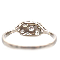 Art Nouveau 18ct White Gold & Platinum, Diamond Ring | Parkin and Gerrish (UK)