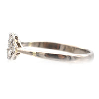 Art Nouveau 18ct White Gold & Platinum, Diamond Ring | Parkin and Gerrish (UK)