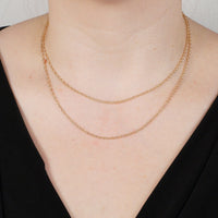 Contemporary 9ct Rose Gold Prince of Wales Rope Chain 16