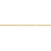 Contemporary 9ct Yellow Gold Prince of Wales Rope Chain 20