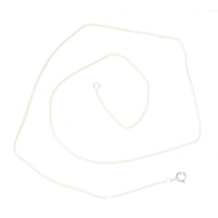 Contemporary Silver Curb Chain 20