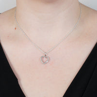 Contemporary Silver Prince of Wales Rope Chain 16