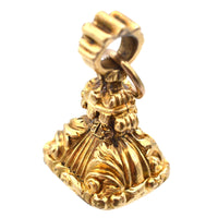 Decorative Georgian 18ct Gold Cased Chalcedony Seal Engraved with name Louisa | Parkin and Gerrish (UK)