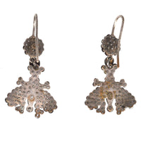 Early 19th Century Cut Steel Butterfly Earrings | Parkin and Gerrish (UK)