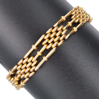 Edwardian 15ct Gold Gate Bracelet | Parkin and Gerrish (UK)