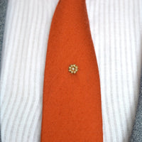 Edwardian 15ct Gold Split Pearl Flower Tie Pin | Parkin and Gerrish (UK)