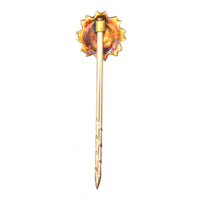 Edwardian 15ct Gold Split Pearl Flower Tie Pin | Parkin and Gerrish (UK)