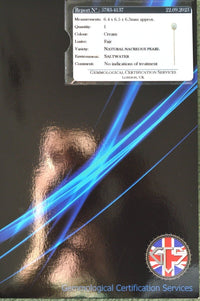 Edwardian 18ct Gold Certificated Natural Saltwater Pearl Tie Pin | Parkin and Gerrish (UK)