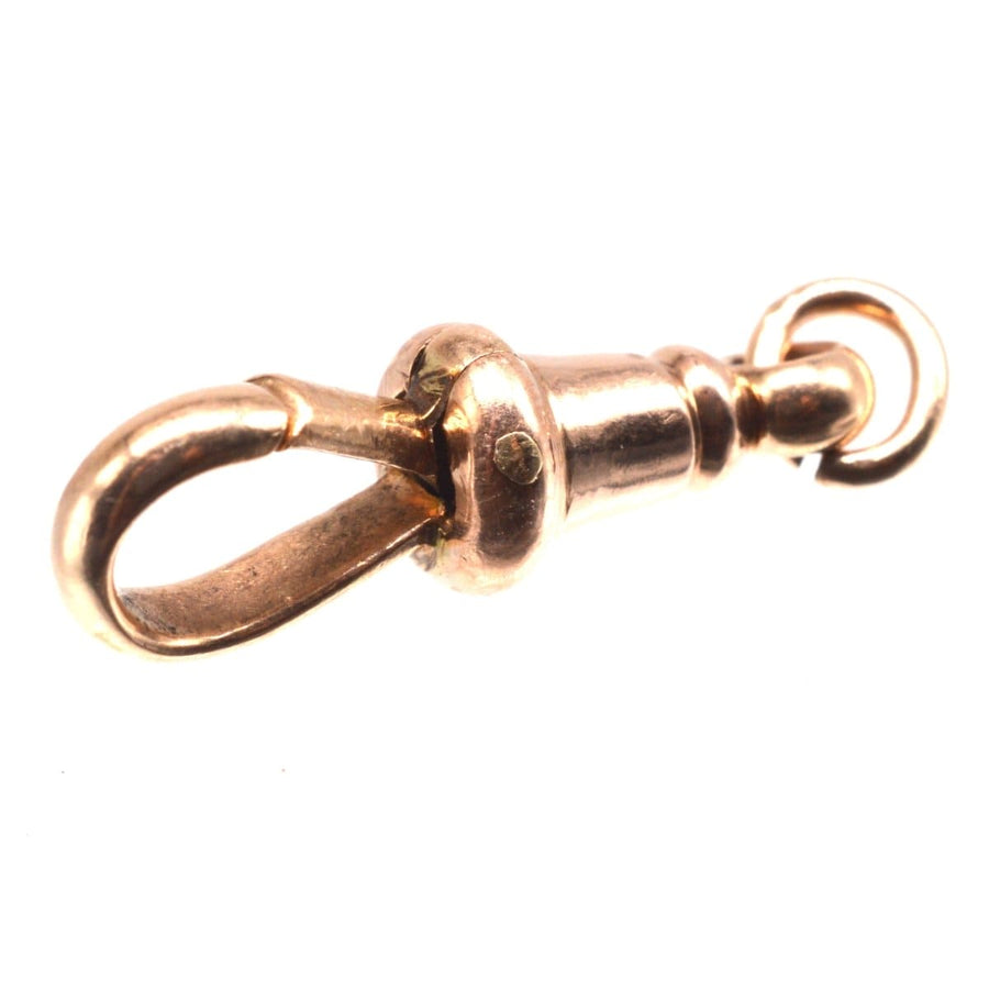 Edwardian 9ct Gold Albert Dog Clip | Parkin and Gerrish | Antique & Vintage Jewellery