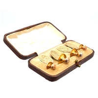 Edwardian 9ct Gold, Cufflinks and Dress Set | Parkin and Gerrish (UK)