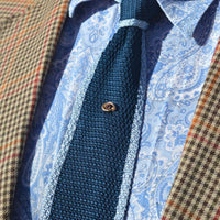 Edwardian 9ct Gold Lover's Knot with a Garnet Tie Pin | Parkin and Gerrish (UK)