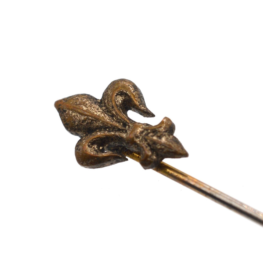 Edwardian French Fleur-de-lys Tie Pin | Parkin and Gerrish | Antique & Vintage Jewellery
