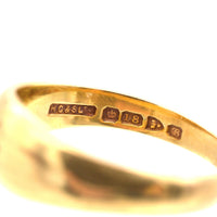 Edwardian 18ct Gold Old Mine Cut Diamond Gypsy Ring | Parkin and Gerrish (UK)