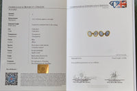 French Early 20th Century 18ct Gold Star Sapphire Cufflinks | Parkin and Gerrish (UK)