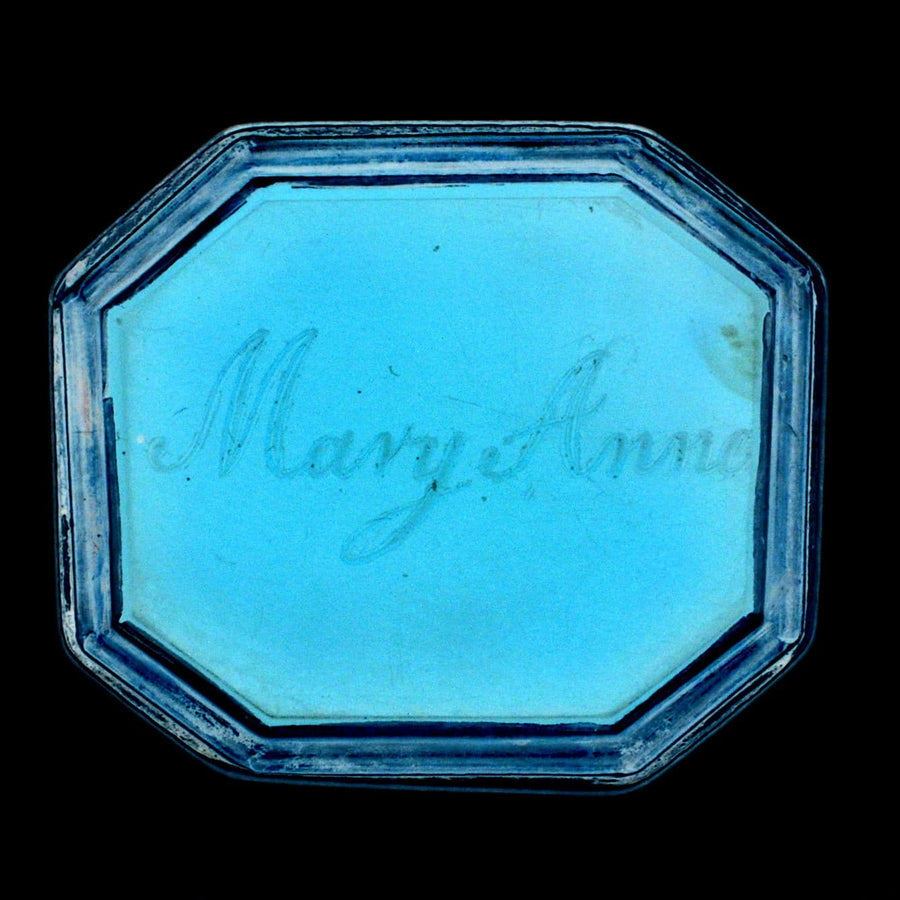 Georgian 9ct Gold Agate Seal Engraved with 'Mary Anne' | Parkin and Gerrish | Antique & Vintage Jewellery