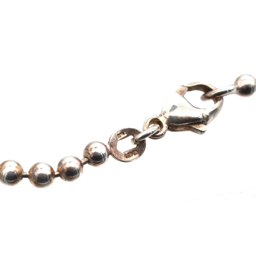 German Vintage Sterling Silver Ball Chain | Parkin and Gerrish | Antique & Vintage Jewellery