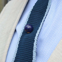 Large Victorian 18ct Gold Lapis Lazuli Sphere Tie Pin | Parkin and Gerrish (UK)