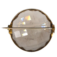 Large Victorian Silver and Rutilated Quartz 