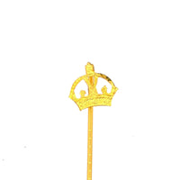 Late 1930s Royal Imperial State Crown Tie Pin | Parkin and Gerrish (UK)