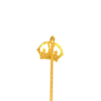 Late 1930s Royal Imperial State Crown Tie Pin | Parkin and Gerrish (UK)