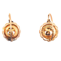 French 19th Century 18ct Gold Mini Hoop 