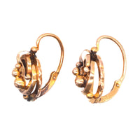 French 19th Century 18ct Gold Mini Hoop 