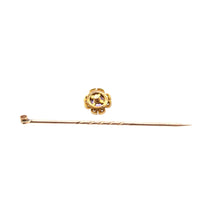 Late Victorian 15ct Gold, Amethyst and Diamond Cluster Tie Pin | Parkin and Gerrish (UK)